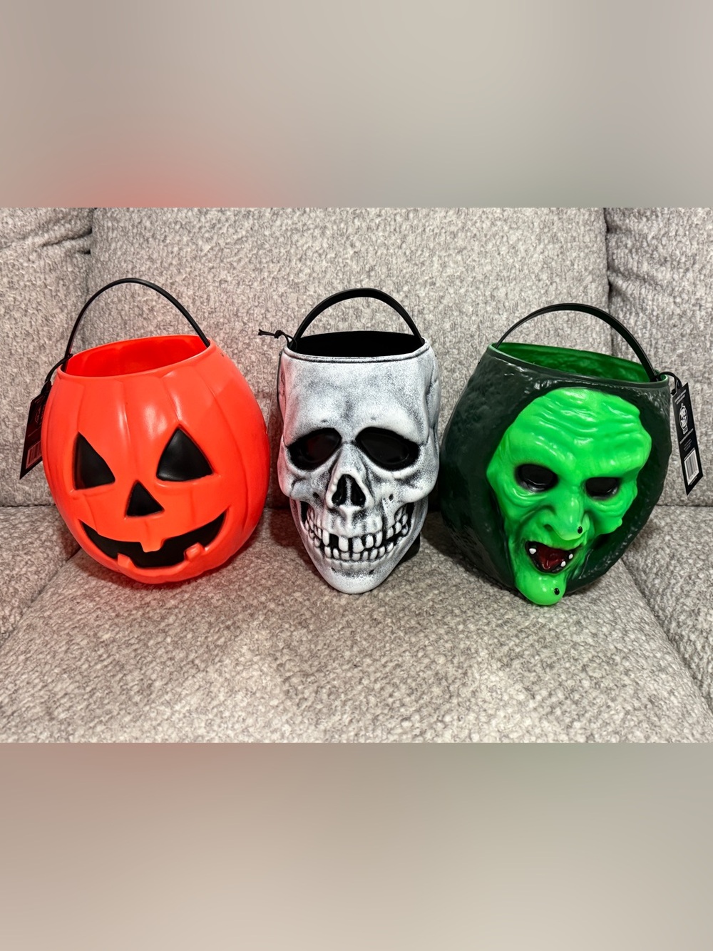 Trick or Treat Studios Don Post Halloween lll 3 Pails Set NWT No Box